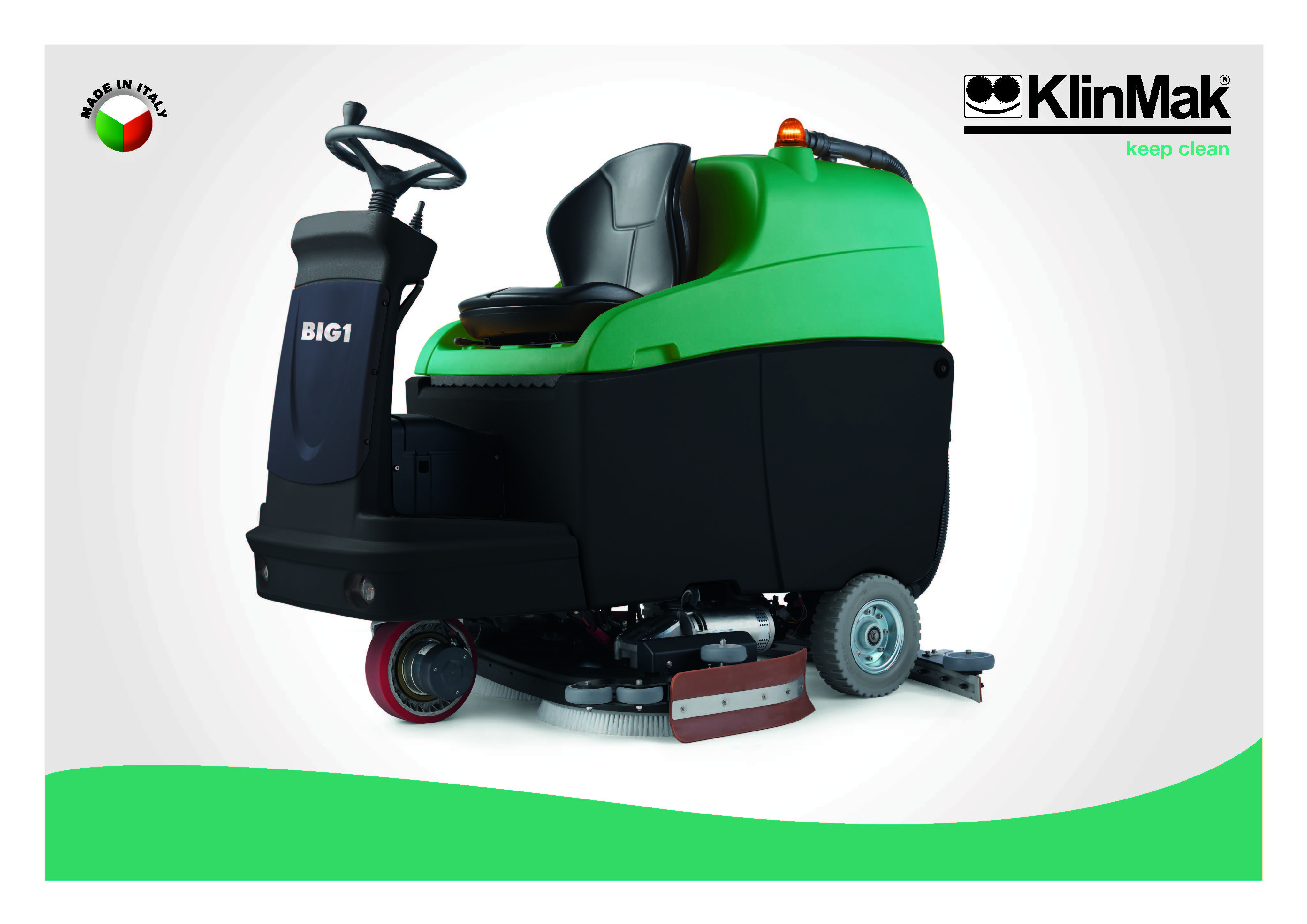 Macchina industriale Lava/Asciugapavimenti con Uomo a bordo