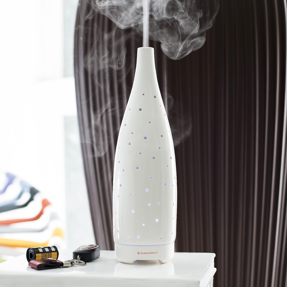 Lydion - Profumatore per Ambienti Elettrico Umidificatore a Ultrasuoni e Lampada per Aromaterapia