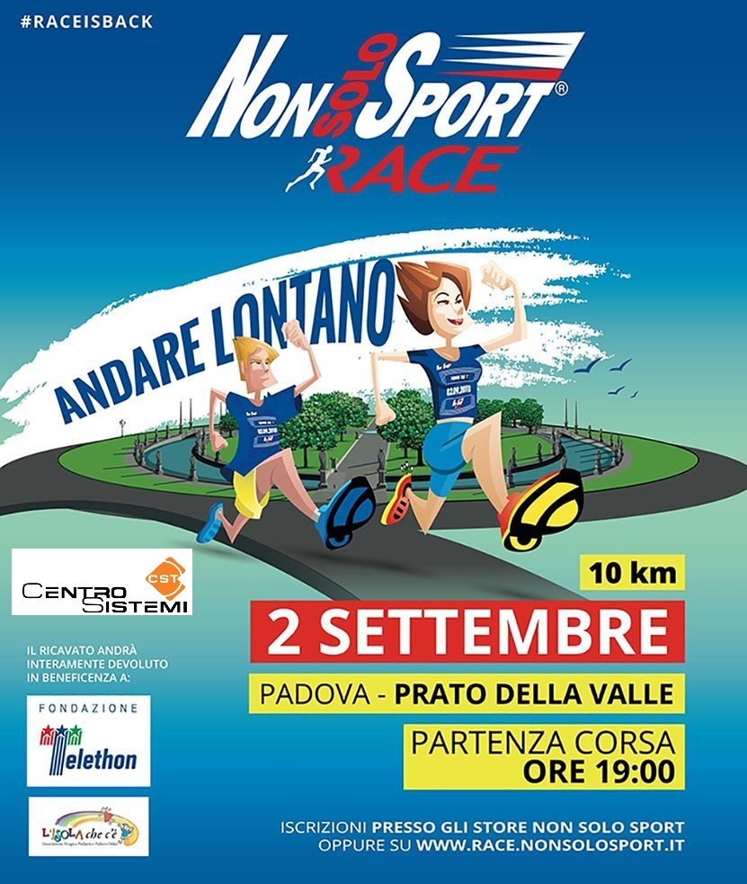Centro Sistemi srl sostiene anche questa edizione di Non Solo Sport Race