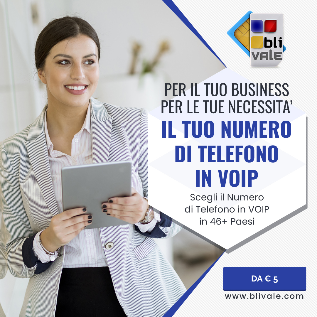 Con BLIVALE il VOIP in Free Roaming nel Mondo