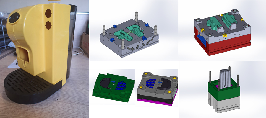 Stampo macchinetta caffè di tipo domestico