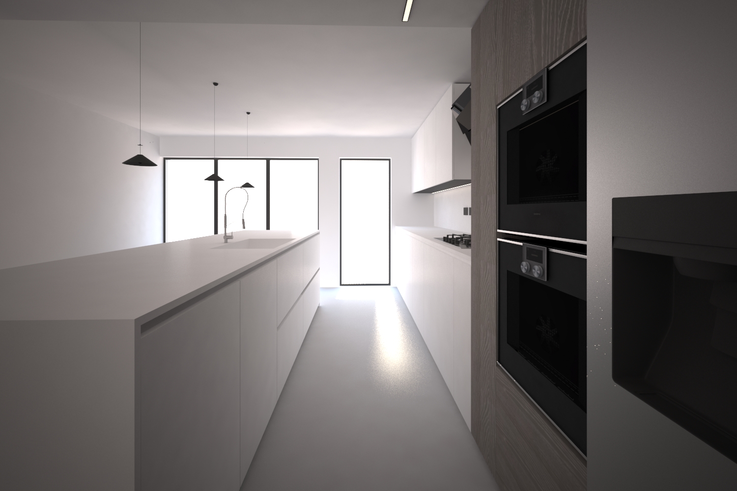 Progetto di una cucina per una villa a Londra img.2