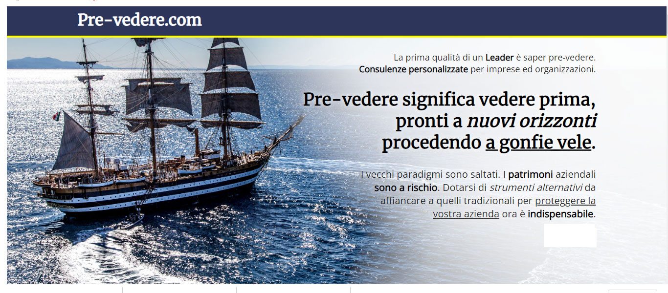 Pre-vedere: Consulenza pre-visionale personalizzata per imprese ed organizzazioni