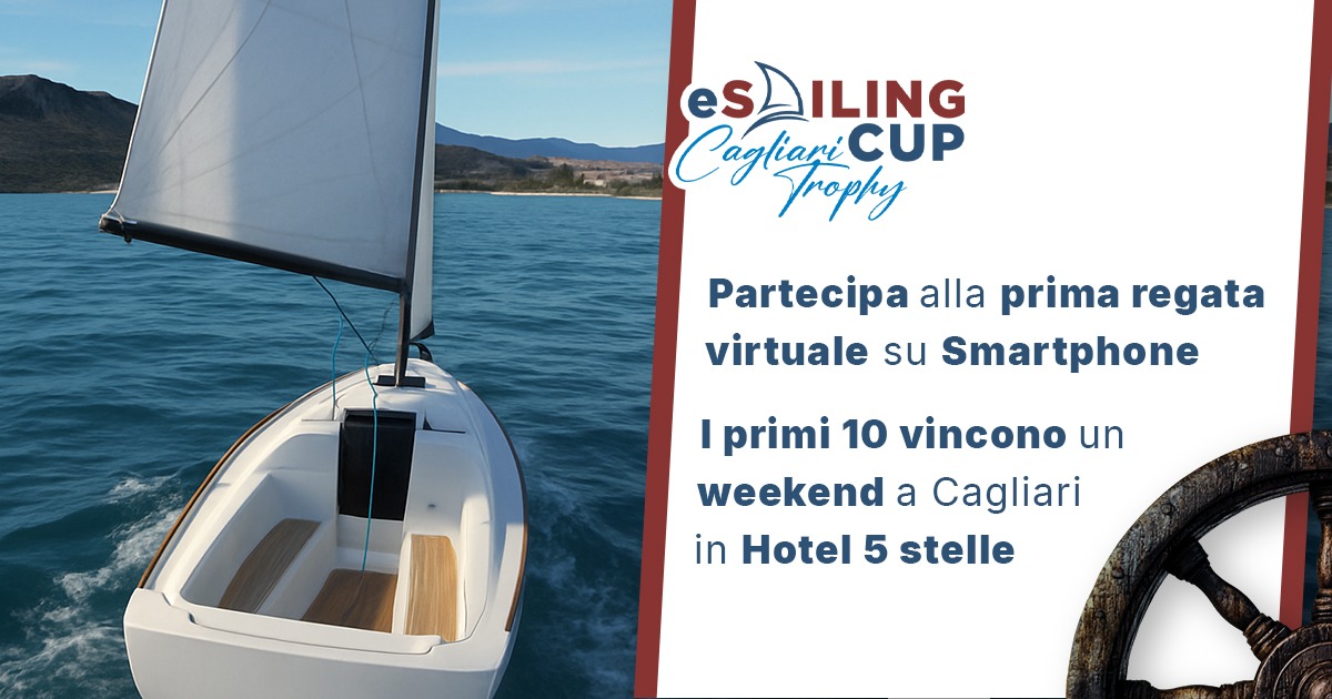 eSailing Cup Cagliari Trophy - Regata Internazionale su Smartphone