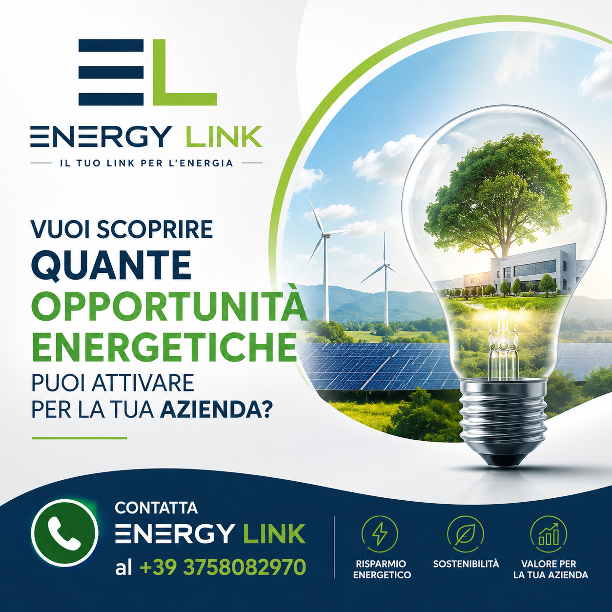 Vuoi scoprire quante opportunità energetiche puoi attivare per la tua azienda?